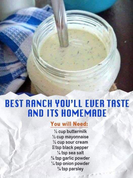 The Best Homemade Ranch