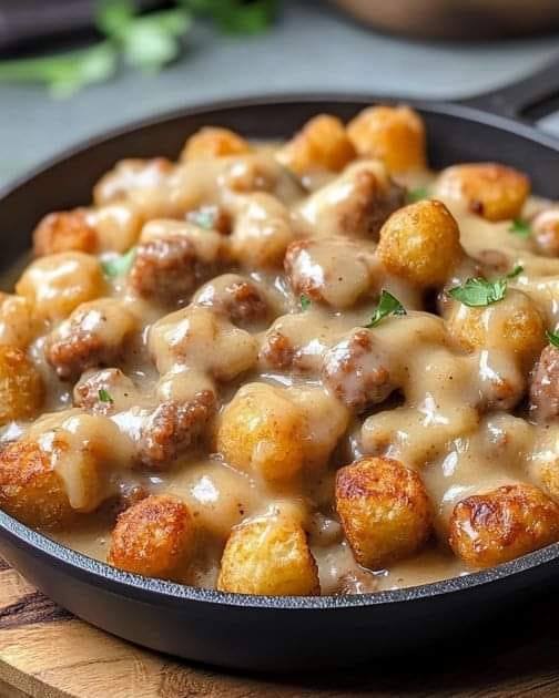 TATER TOT SAUSAGE BREAKFAST CASSEROLE
