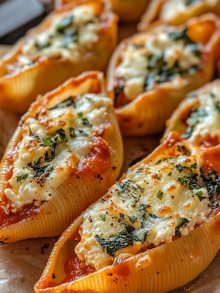 Spinach & Ricotta Stuffed Shells