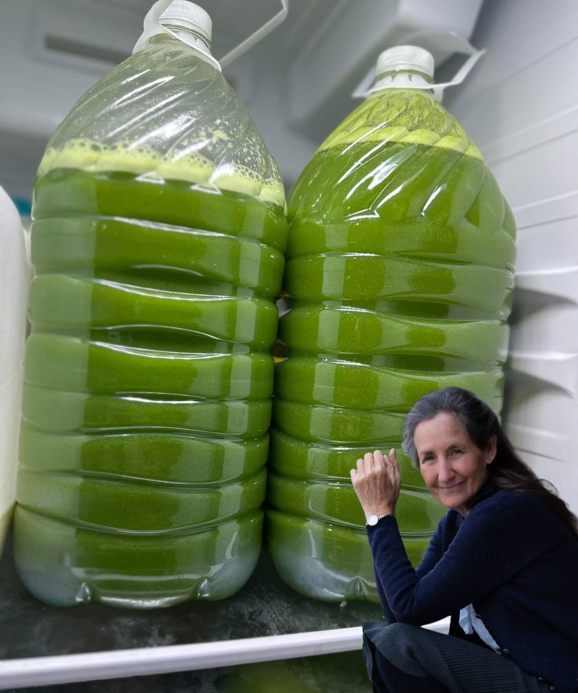 Ready for a new week. Kale, cucumber, celery, green apples, ginger and lemon juice.