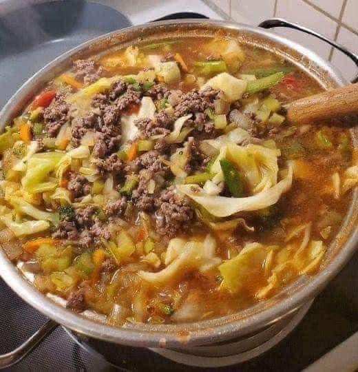 Healthy and Delicious Cabbage Soup