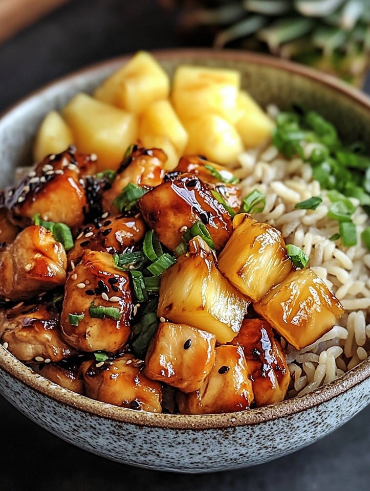 Pineapple Teriyaki Chicken Bowl