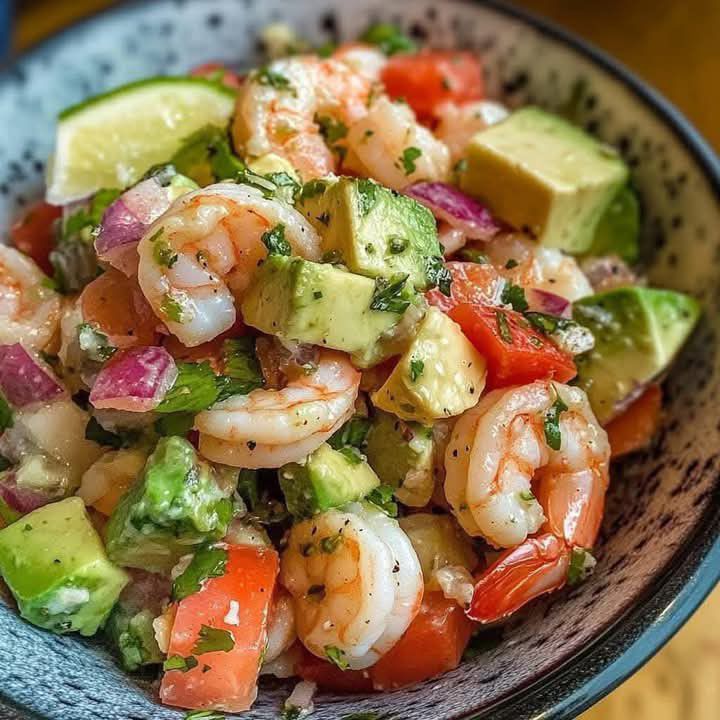 Zesty Lime Shrimp and Avocado Salad