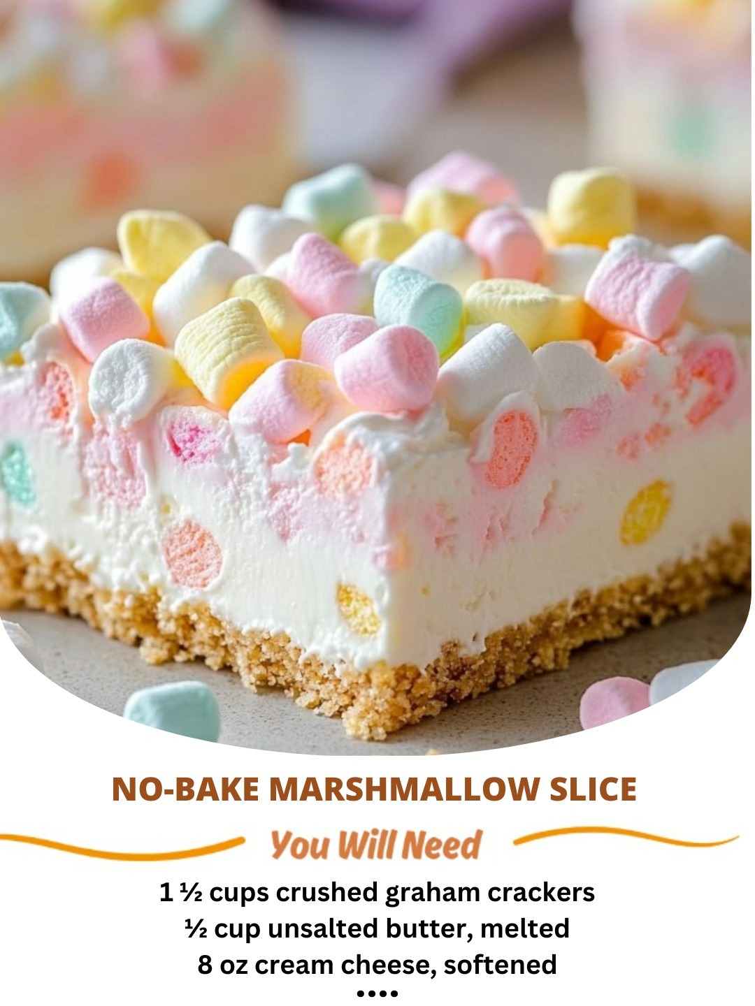 No-Bake Marshmallow Slice