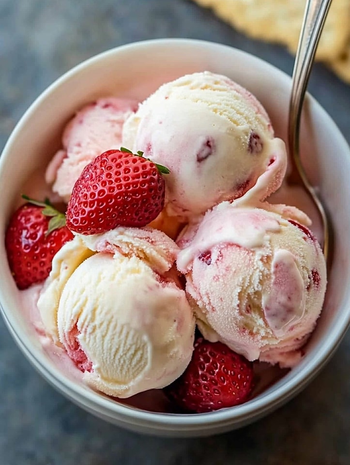 Strawberry Shortcake Ice Cream