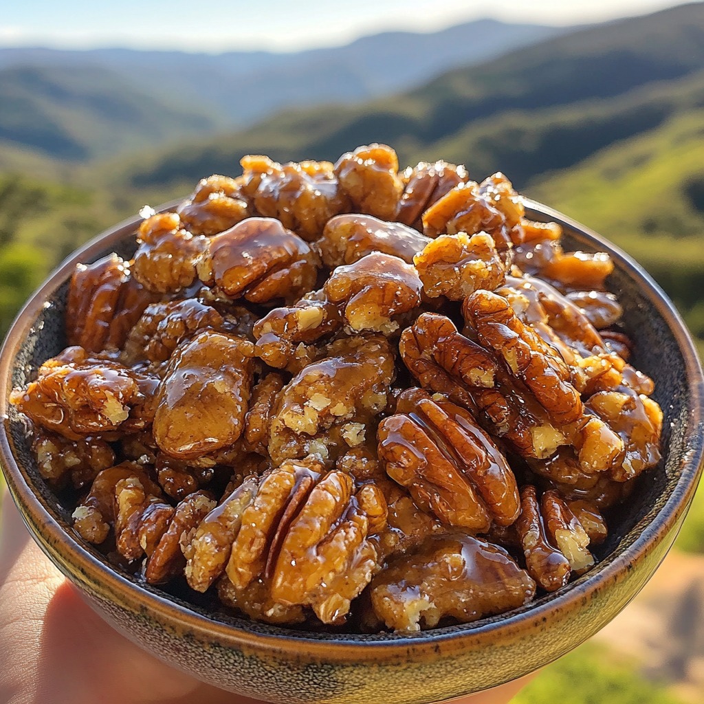 Sweet & Crunchy Candied Pecans Recipe