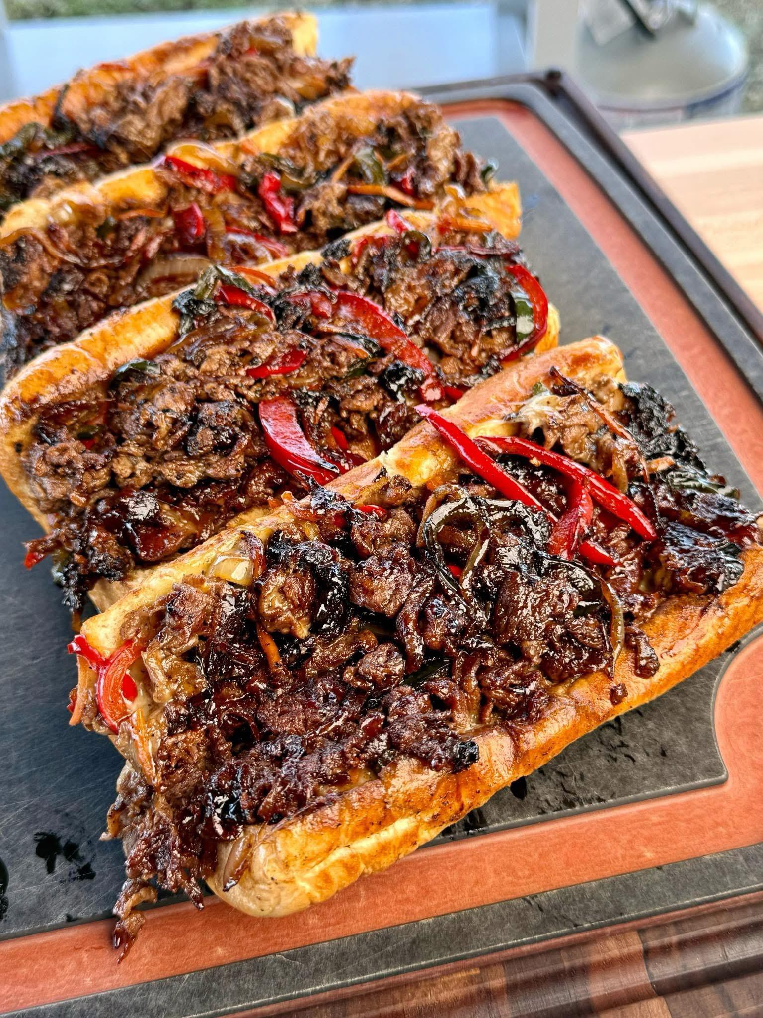 unique and flavorful Asian-Inspired Cheesesteak recipe