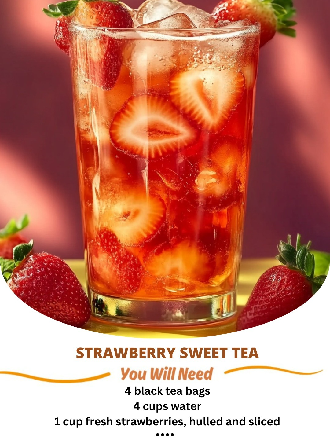 Strawberry Sweet Tea