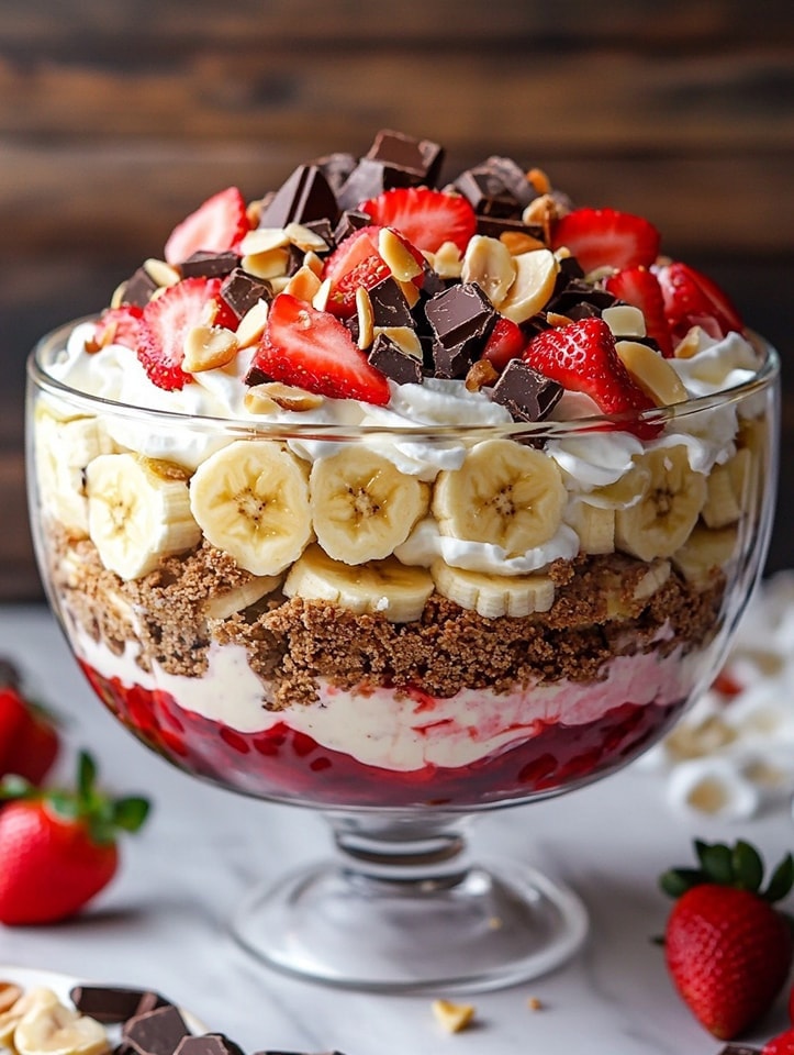 Banana Split Trifle