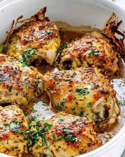 Baked Chicken Thighs with Seasoning