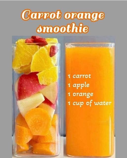 Refresh Your Day with This Healthy Carrot Orange Smoothie!