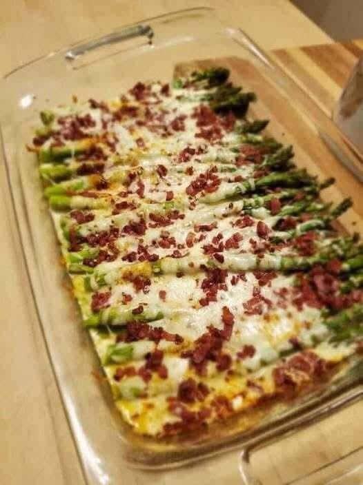 CHEESY ASPARAGUS CASSEROLE