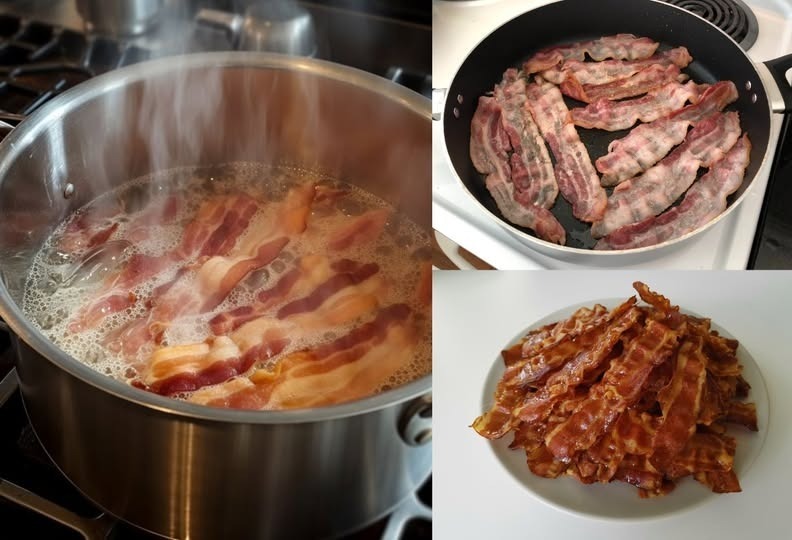 hack for cooking bacon in the easies