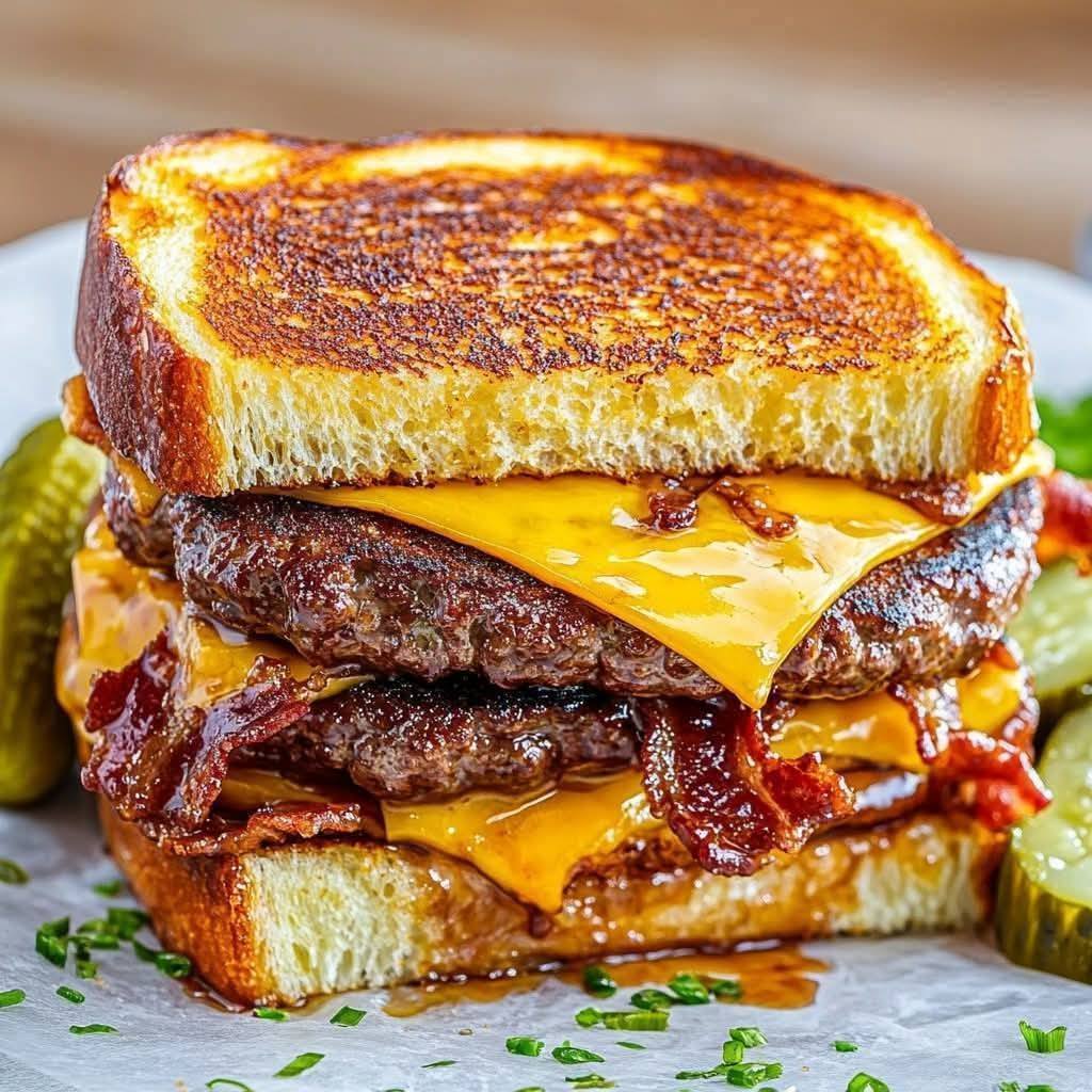 Bacon Cheeseburger Grilled Cheese