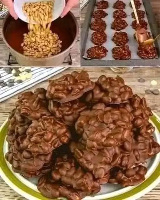 Mediterranean-Inspired Dark Chocolate Peanut Clusters – A Guilt-Free Delight!