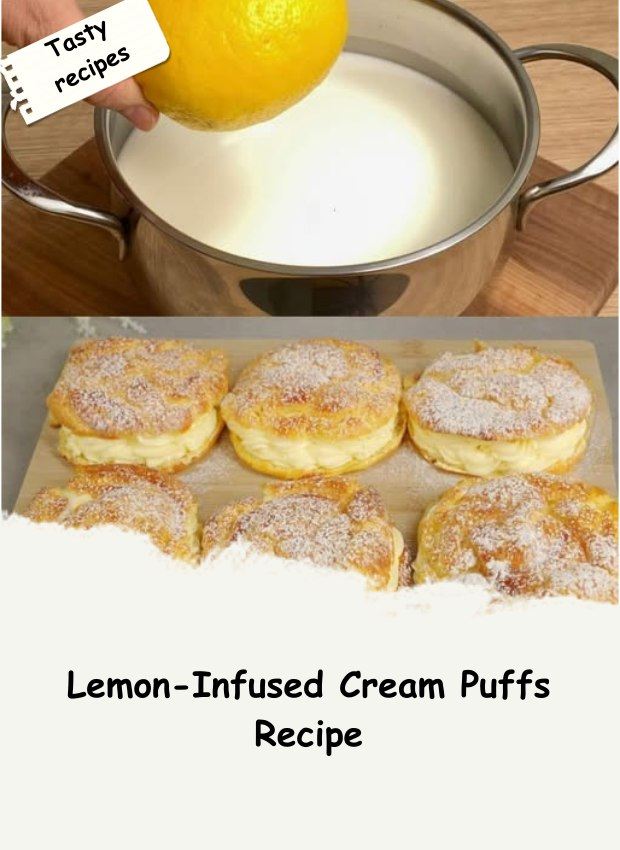 Lemon-Infused Cream Puffs Recipe