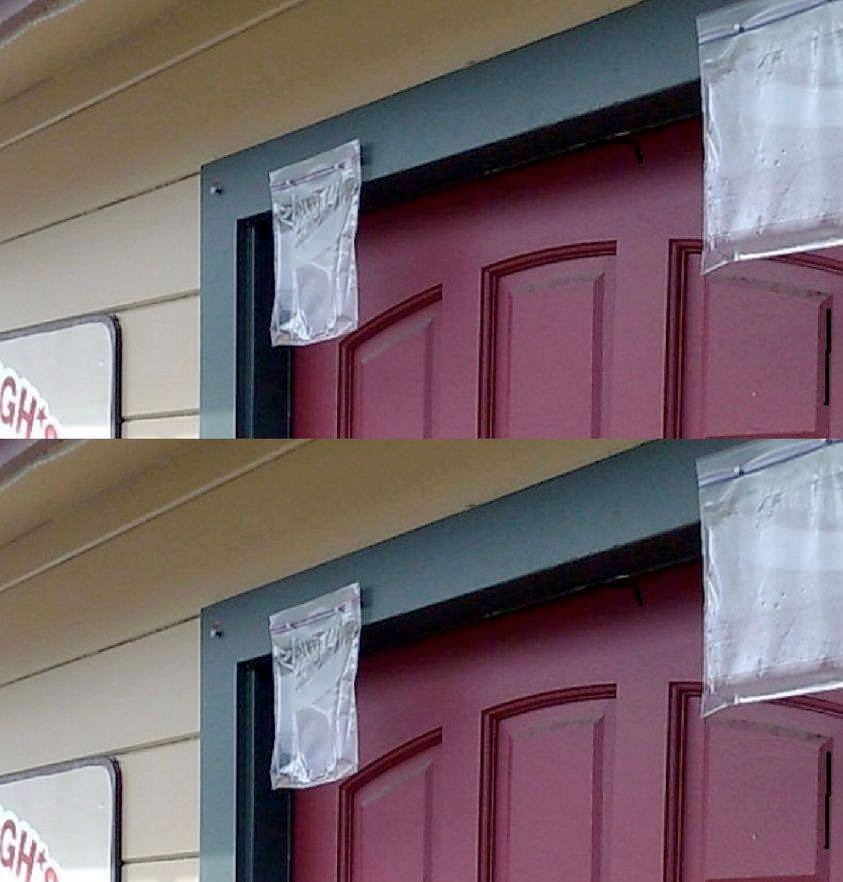 If You Ever See A Bag Filled With Water Nailed Above A Neighbors Front Door, Here’s What It Means…