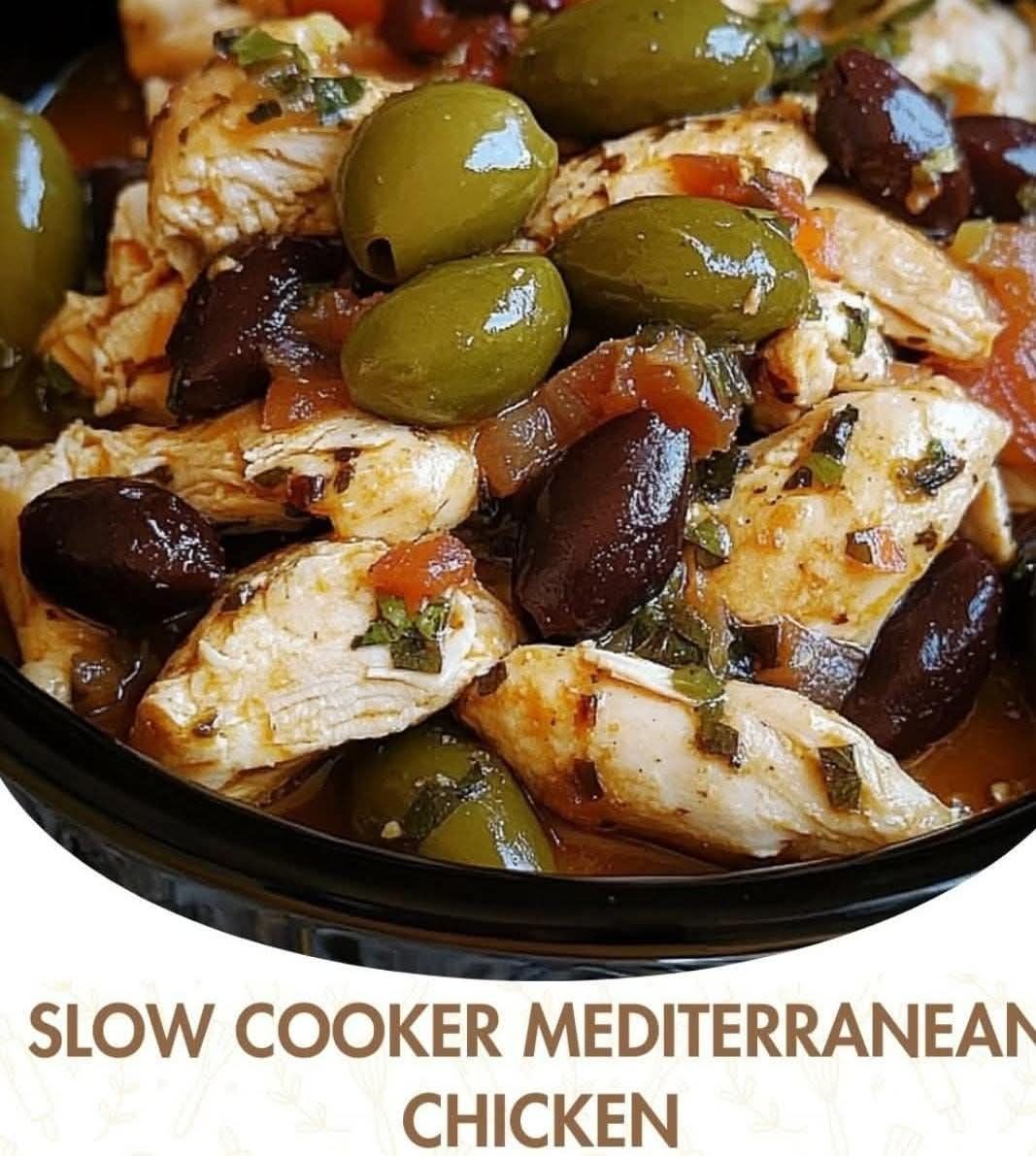 Slow Cooker Mediterranean Chicken
