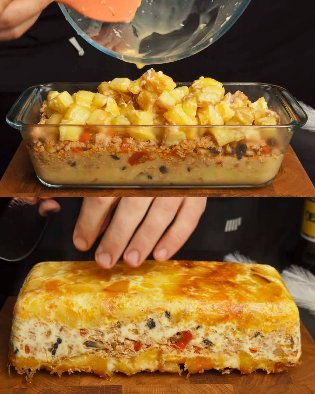 Cheesy Chicken and Mushroom Bake