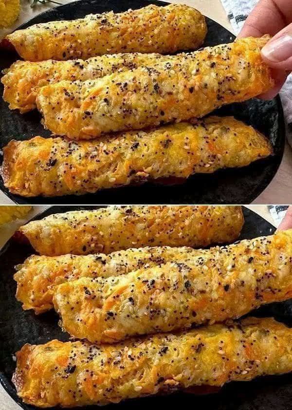 I always make it for dinner! Only 3 ingredients! No flour! It’s very tasty and healthy