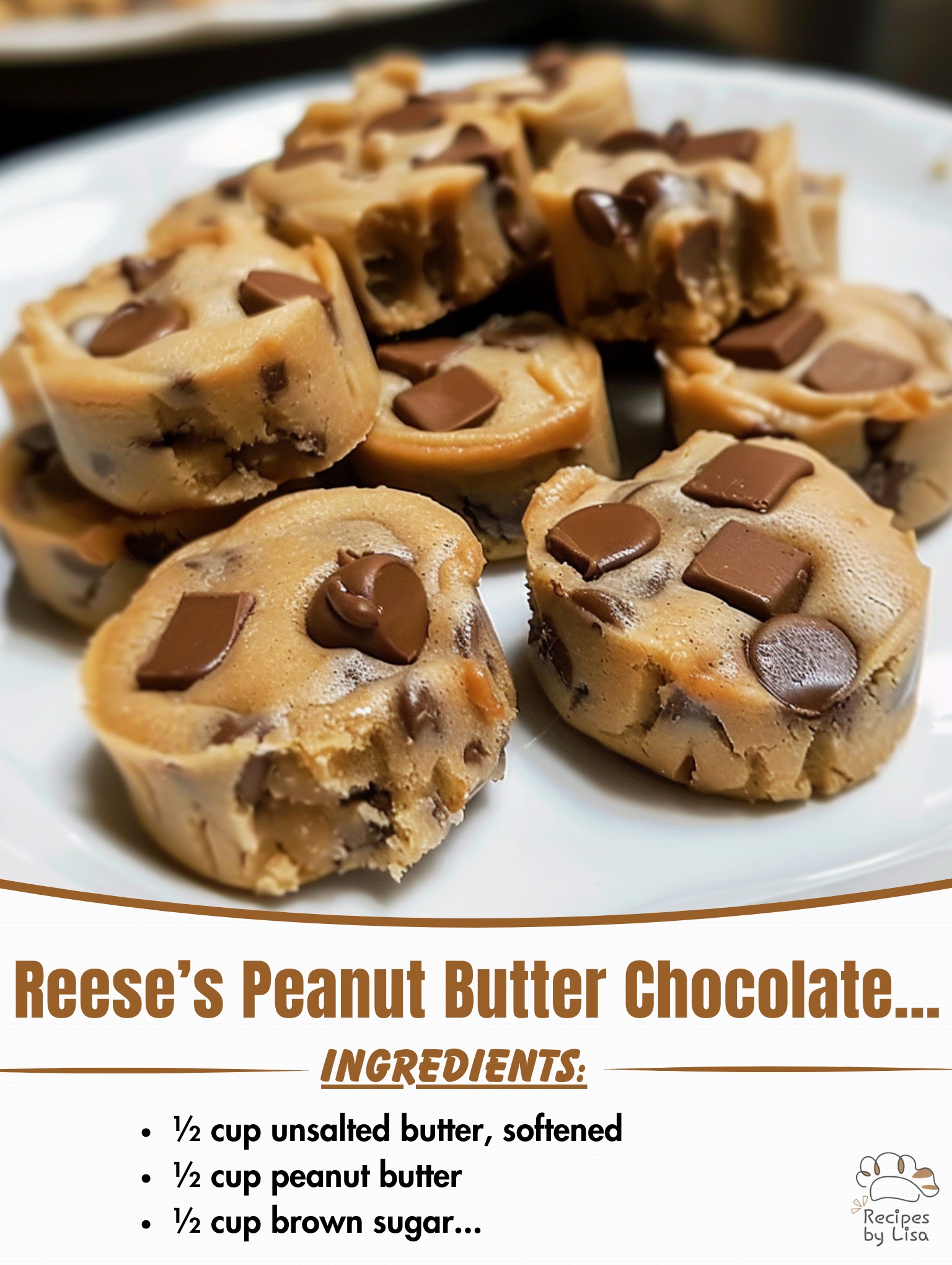 Reese’s Peanut Butter Chocolate Chip Cookie Bites – The Perfect Bite-Sized Treat!