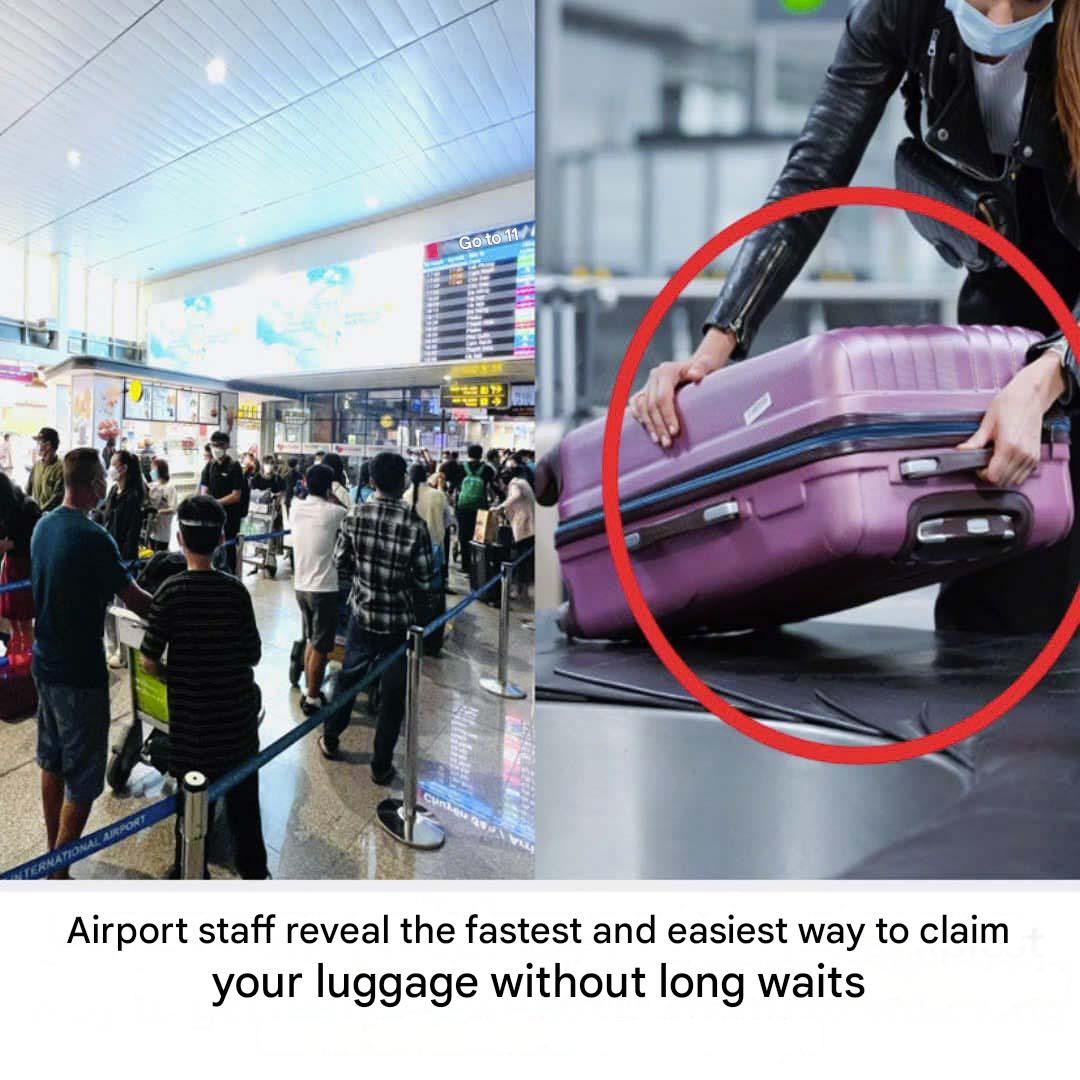 Airport staff reveal the fastest and easy way to pick up their luggage right away