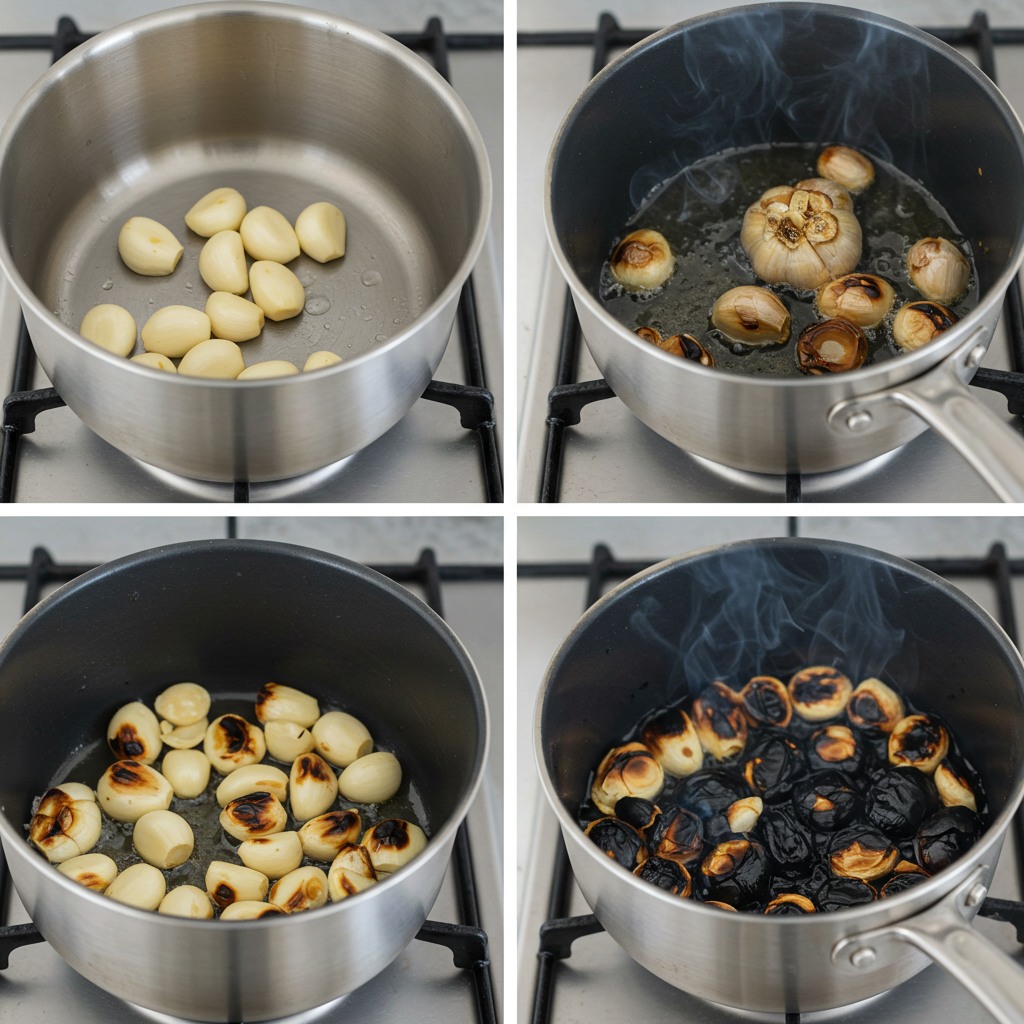Burning Garlic at Home: What Happens After 15 Minutes