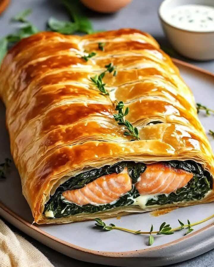 Salmon Wellington Ingredients: