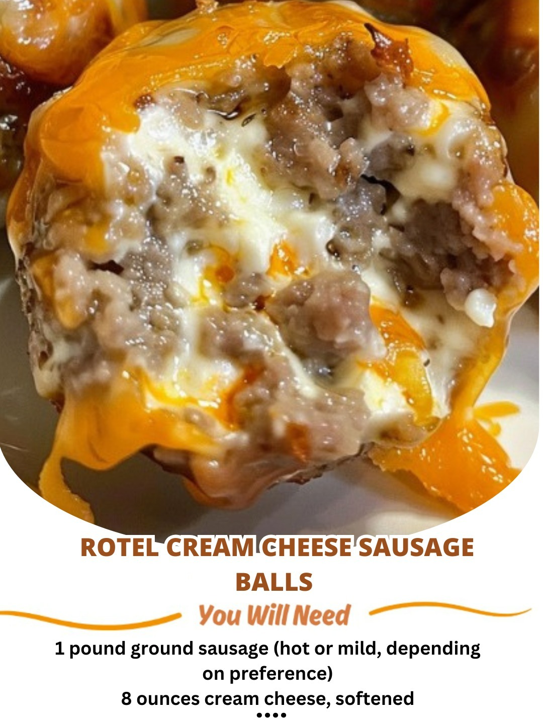 Rotel Cream Cheese Sausage Balls