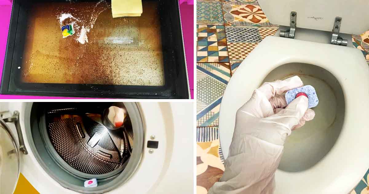 Dishwasher tablets: the magic trick to clean all the dirtiest places in the house