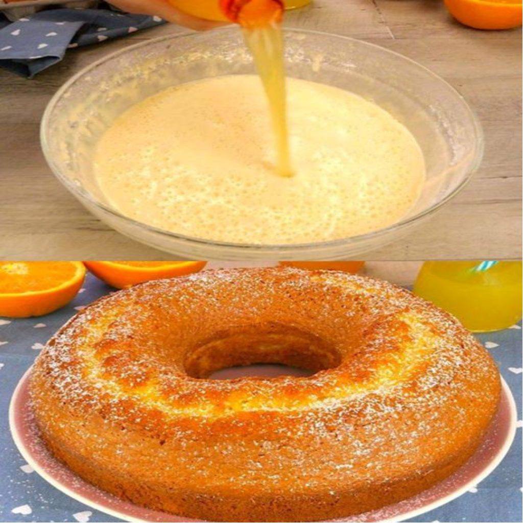 Incredibly delicious orange cake, wonderfully fragrant pastries like grandmother’s.