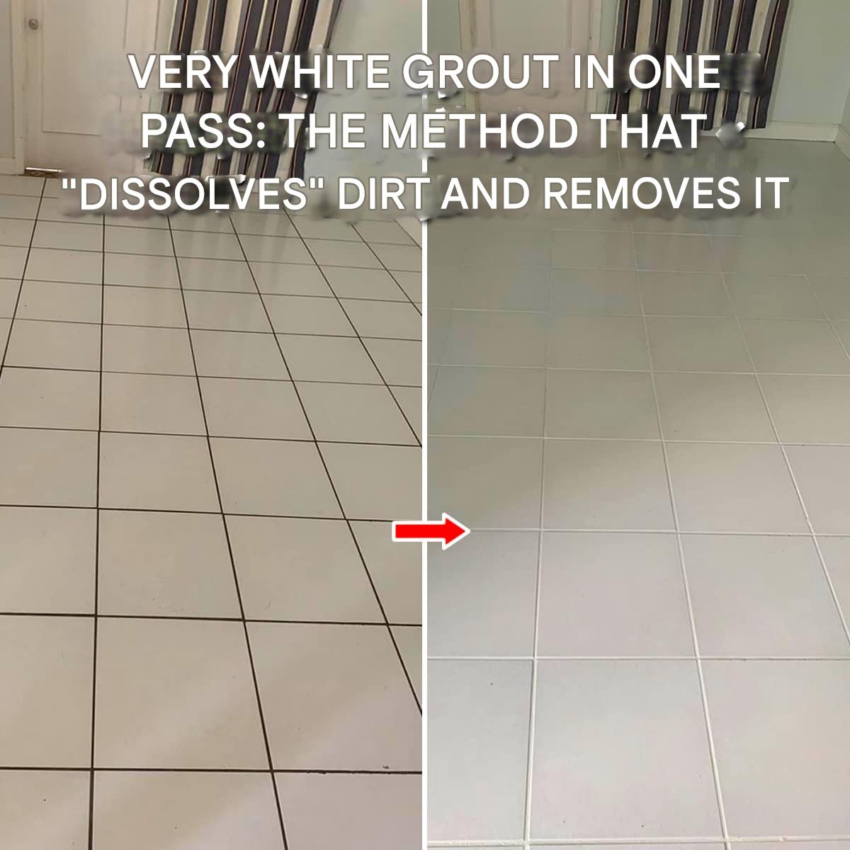 Very white slurry in a single pass: the method that “dissolves” dirt and removes it