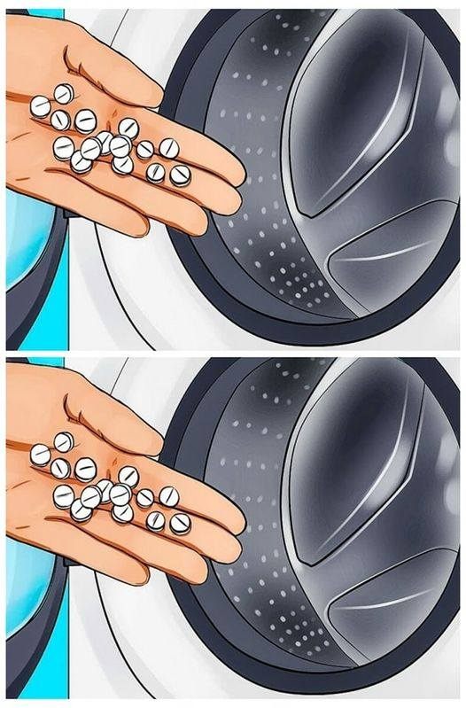 Add aspirin or black pepper to your washing machine to wash your clothes perfectly.