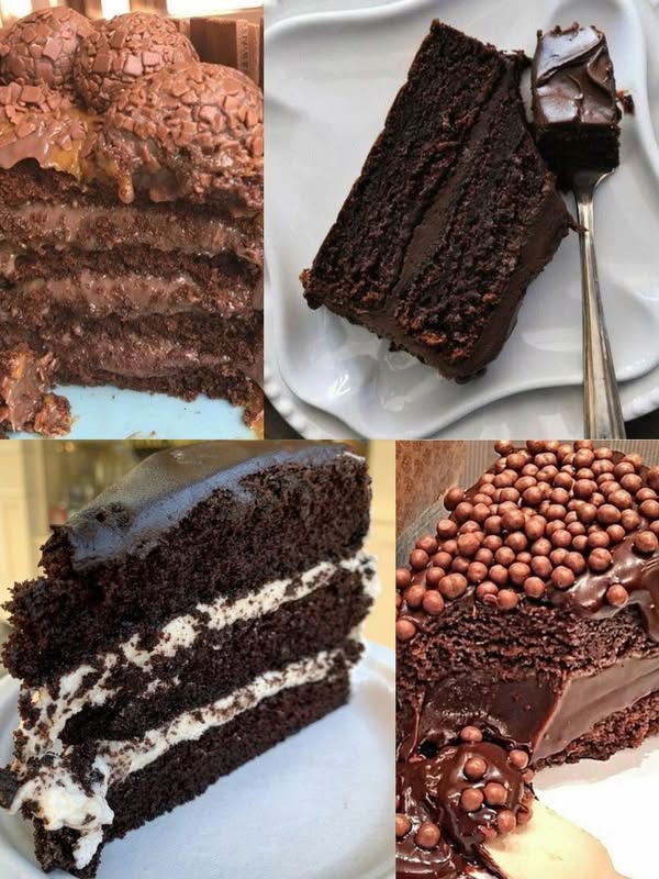Love chocolate cake with ganache