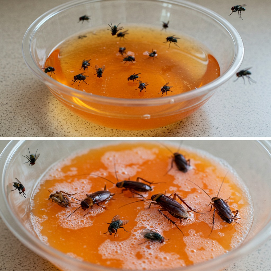 Apply this simple tip at home: there will be no more flies or cockroaches after an hour