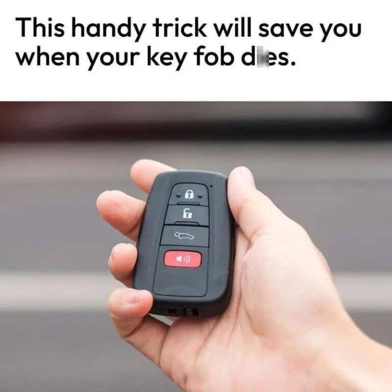 These Tricks Will Save You When Your Key Fob D-i-es