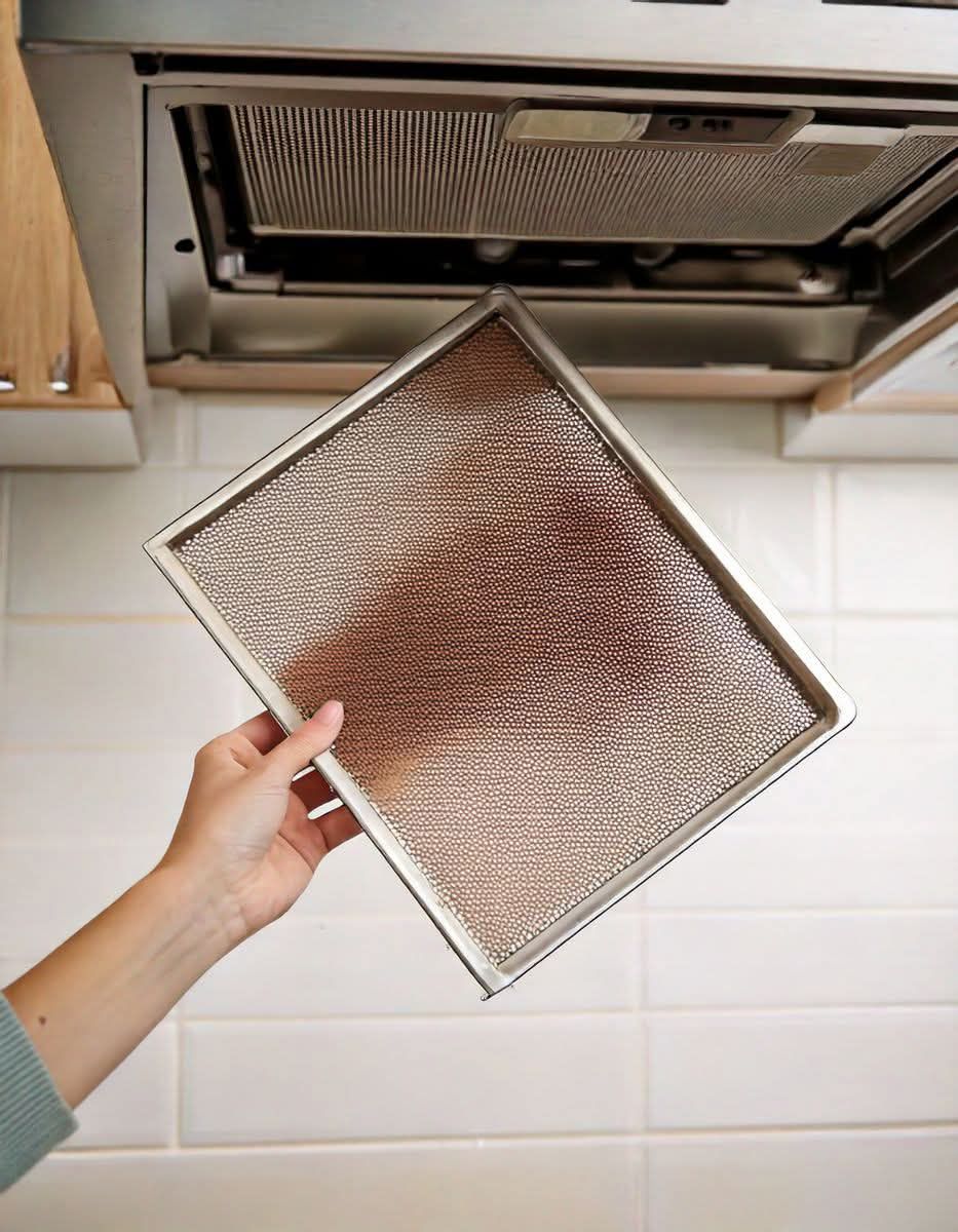 Your oven hood filter is a greasy mess. Easily restore it to a like-new condition with these 3 methods
