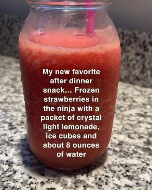 Strawberry Lemonade Ninja Slush