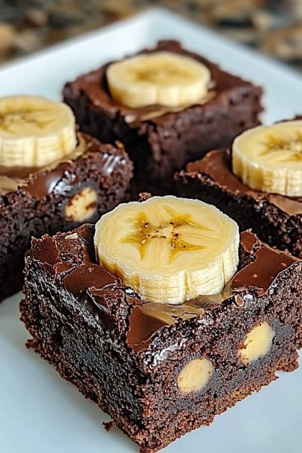 Chocolate Banana Brownies