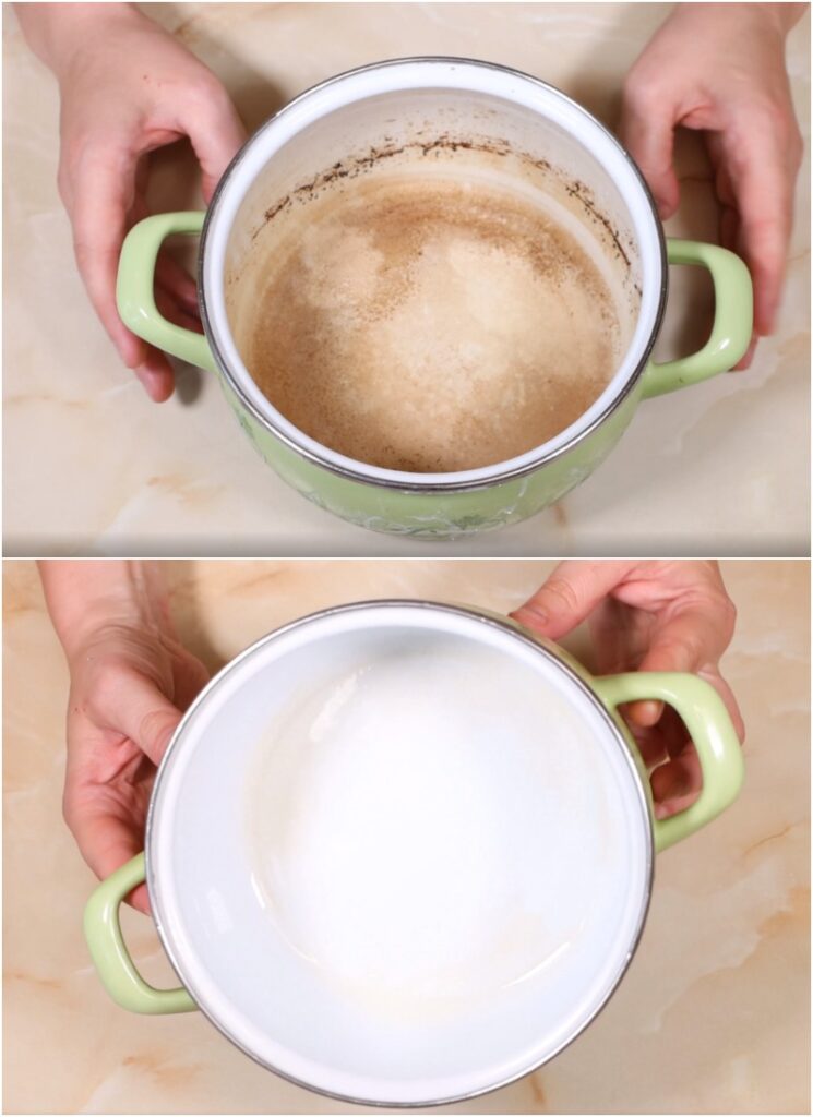 No chemistry required! How to clean a pot in 5 minutes without purchased chemicals: I share the method in the comments!!