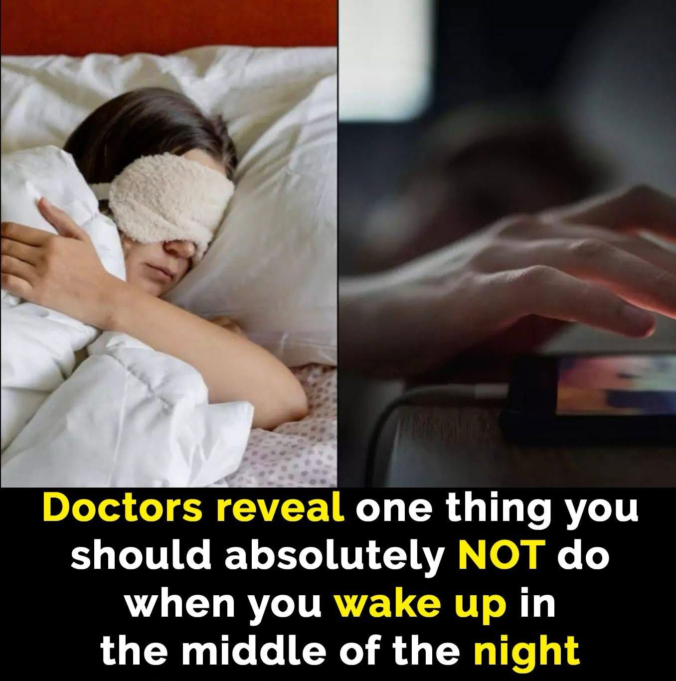 Doctor Warns Against This One Thing If You Wake Up at Night