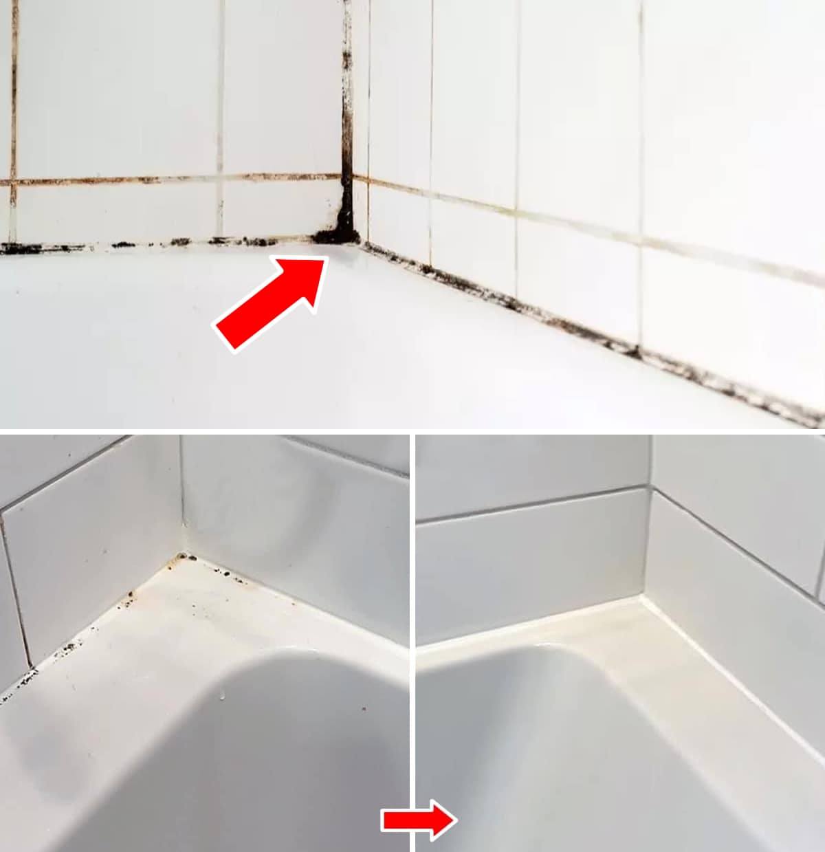 How to Remove Black Mold from Bathroom Silicone in 10 Minutes