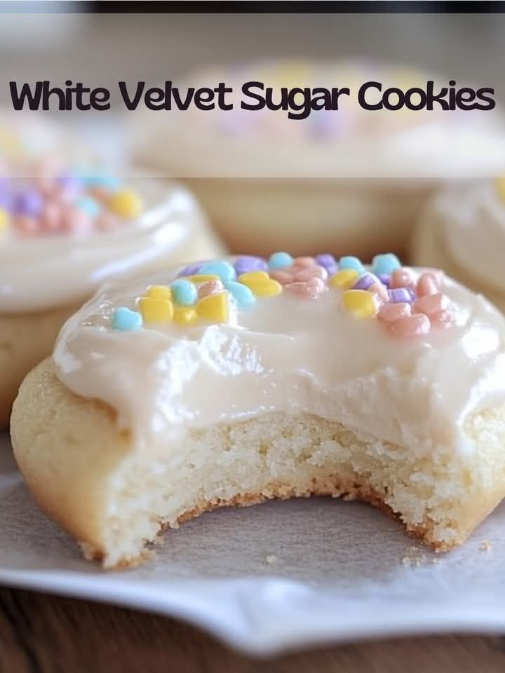 White Velvet Sugar Cookies