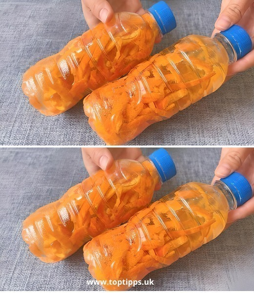 Don’t throw away the orange peels, put them in a jar and add a little vinegar: it’s worth gold in the house.