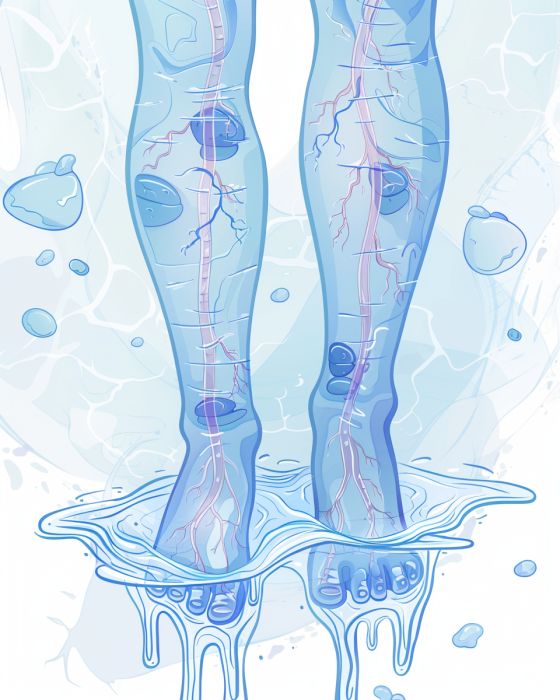 When I drink water, my legs swell. What’s happening?