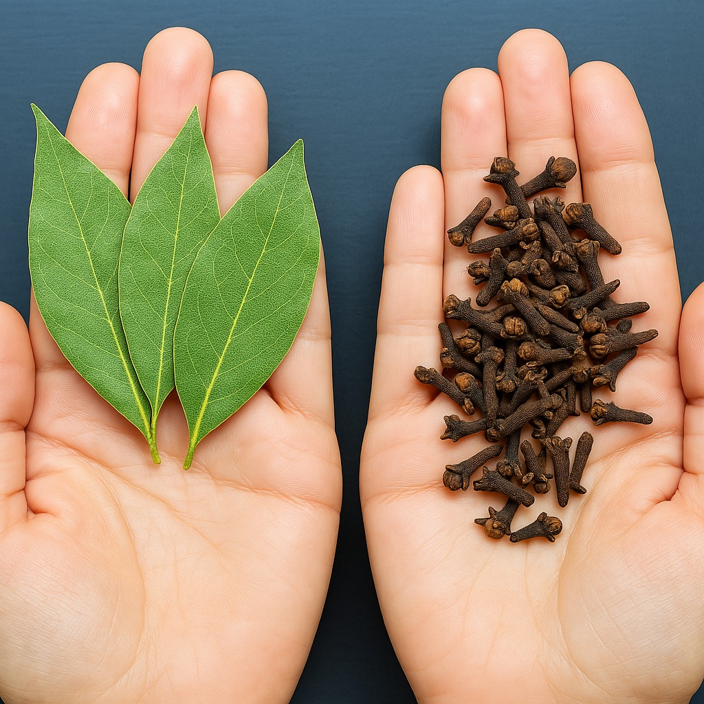 Mix Bay Leaf and Cloves: Once you try them like this, you’ll thank me
