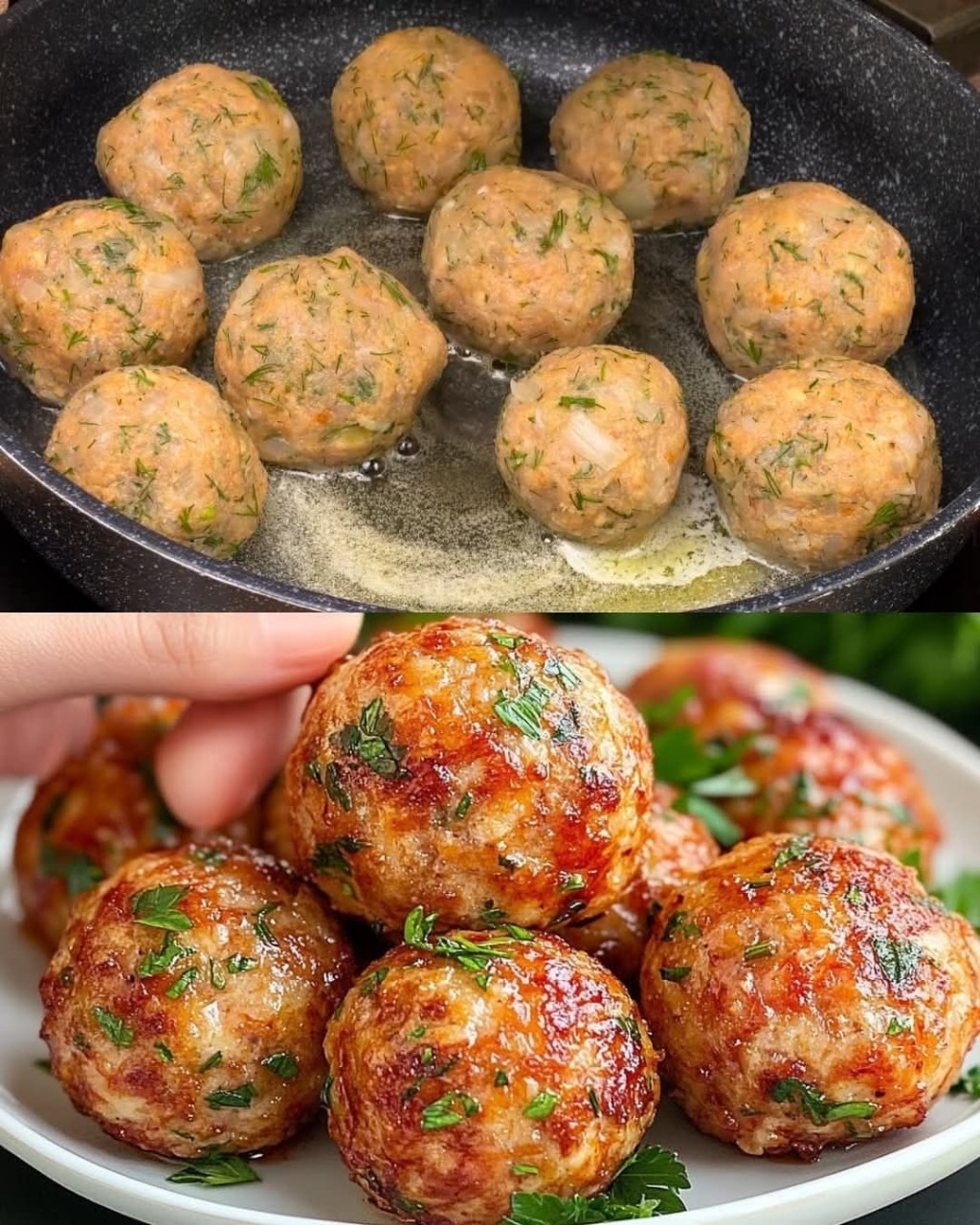 Honey Glazed Chicken Meatballs