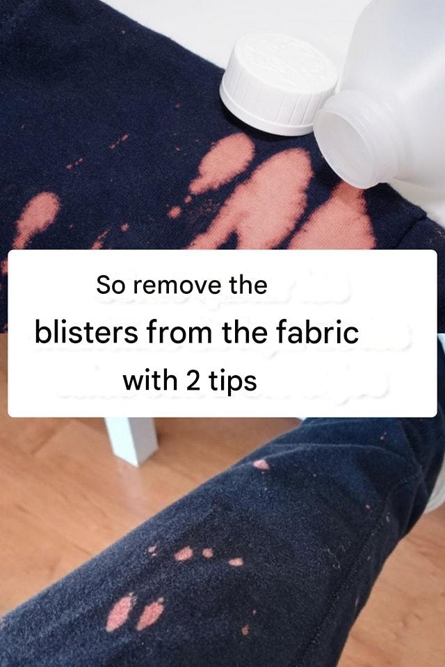 How to Remove Bleach Stains from Fabrics with 2 Tips