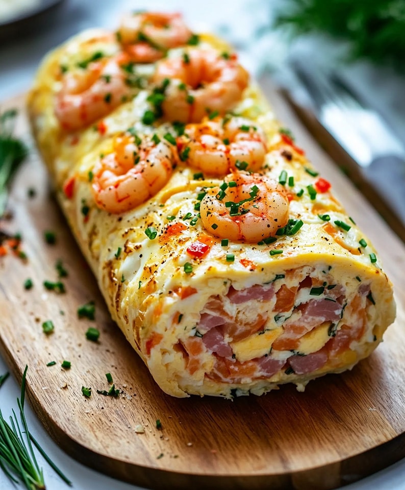 Savory Seafood Roulade Roll