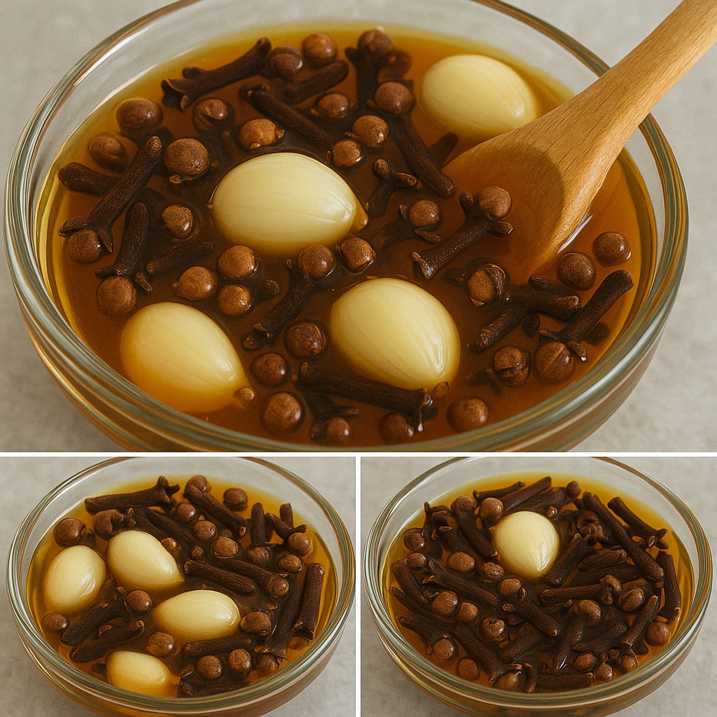 Mix cloves, garlic, honey and you will thank me